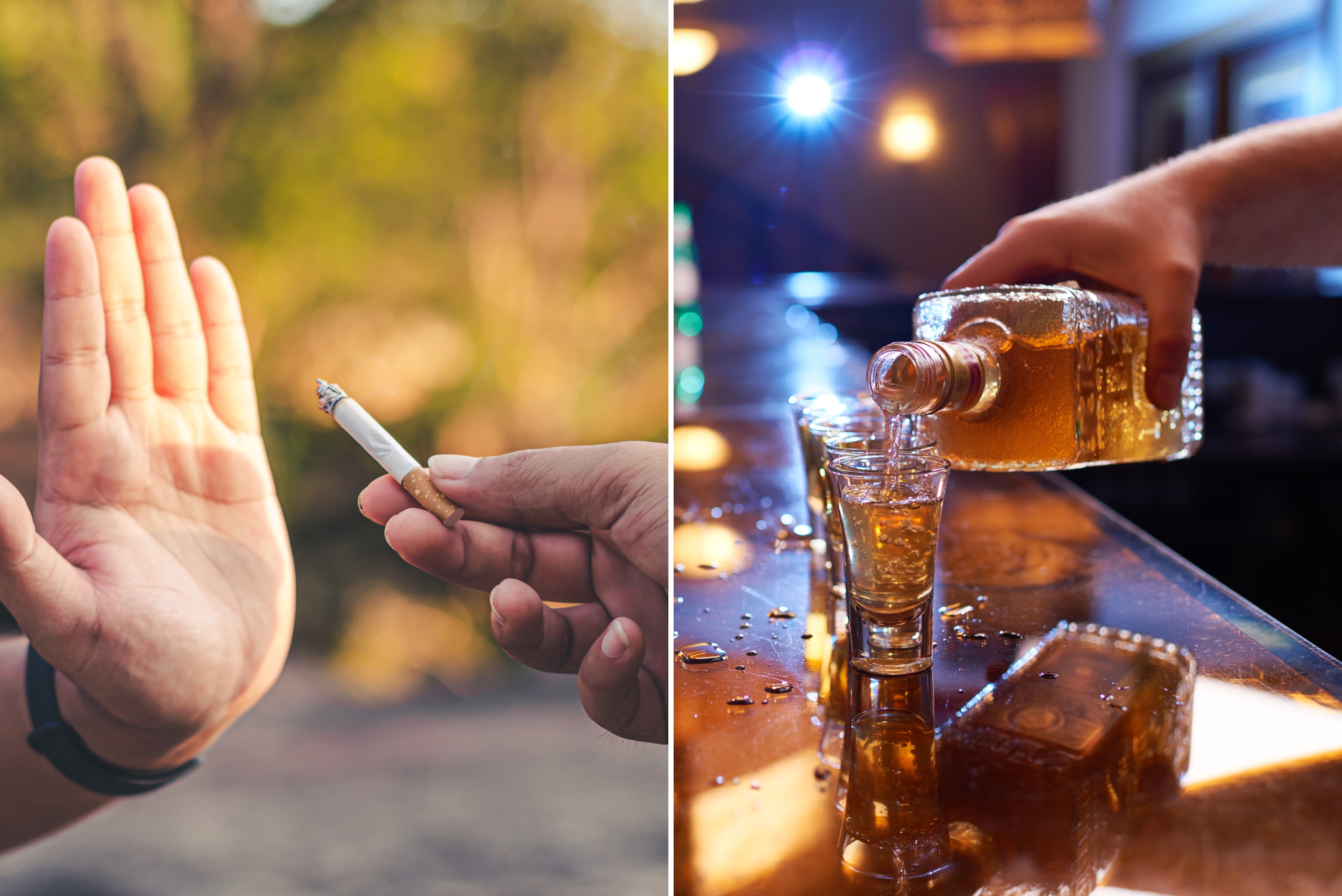 reduce smoking and alcohol